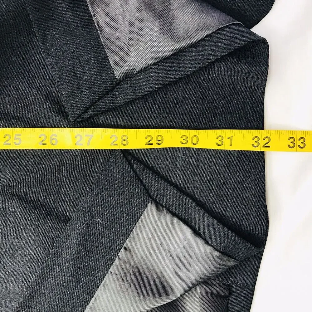 Pronto Uomo Platinum Wool Blazer Gray 44 L Sport Coat 2 Vent 2 Button Career